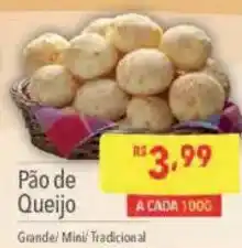 Supermercados Condor Pão de Queijo oferta