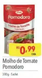 Supermercados Condor Molho de Tomate Pomodoro oferta