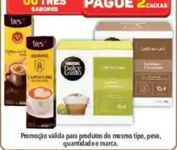Supermercados Condor Todas as capsulas dolce gusto ou tres sabores oferta