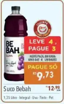 Supermercados Condor Suco Bebah oferta