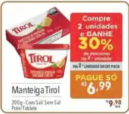 Supermercados Condor Manteiga tirol oferta