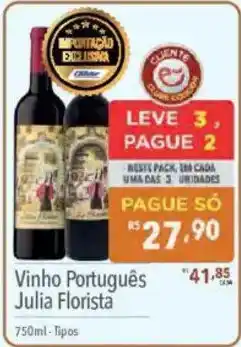 Supermercados Condor Vinho Português Julia Florista oferta
