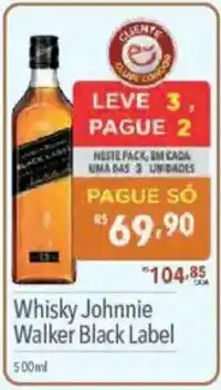 Supermercados Condor Whisky Johnnie Walker Black Label oferta