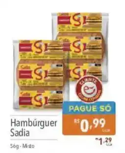 Supermercados Condor Hambúrguer Sadia oferta