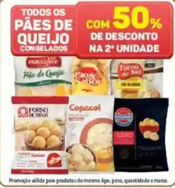 Supermercados Condor Todos os pães de queijo congelados oferta