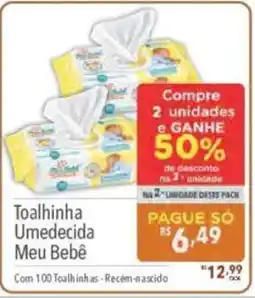 Supermercados Condor Toalhinha Umedecida Meu Bebê oferta
