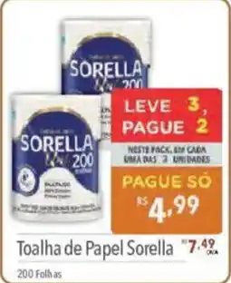 Supermercados Condor Toalha de papel sorella oferta