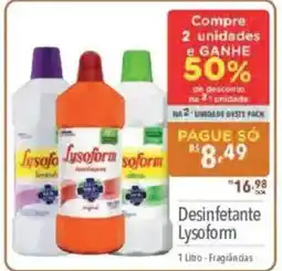 Supermercados Condor Desinfetante lysoform oferta