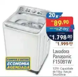 Supermercados Condor Lavadora Panasonic F150B1W oferta