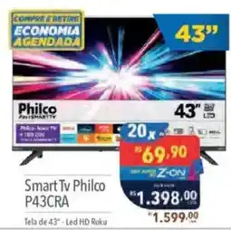 Supermercados Condor Smart tv philco p43cra oferta