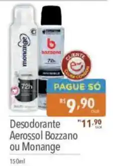Supermercados Condor Desodorante Aerosol Bozzano ou Monange oferta