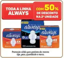 Supermercados Condor Toda a linha always oferta