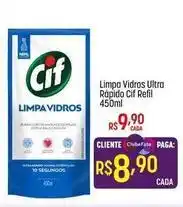 Muffato Cif - limpa vidros ultra rapido refil oferta