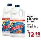 Novo Atacarejo Brilux - água sanitária oferta