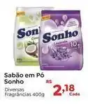 Novo Atacarejo Sonho - sabão em pó oferta