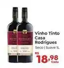 Novo Atacarejo Casa rodrigues - vinho tinto oferta
