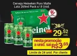 X Supermercados Cerveja Heineken Puro Malte Lata oferta