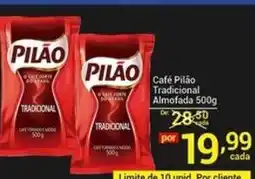X Supermercados Café Pilão Tradicional Almofada oferta
