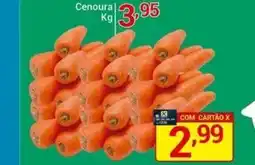 X Supermercados Cenoura oferta