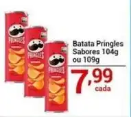 X Supermercados Batata Pringles Sabores oferta