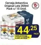 X Supermercados Cerveja Antarctica Original Lata oferta