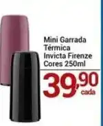 X Supermercados Mini Garrada Térmica Invicta Firenze Cores oferta