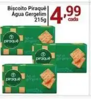 X Supermercados Biscoito Piraqué Agua Gergelim oferta