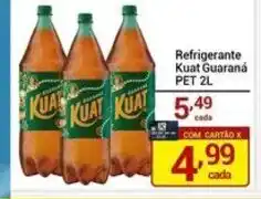 X Supermercados Refrigerante Kuat Guaraná PET oferta