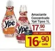 X Supermercados Amaciante Concentrado Ypė Tipos oferta