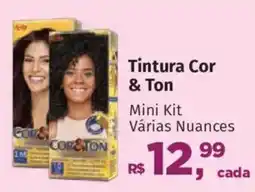 Supermercados Mateus Tintura Cor & Ton Mini Kit Várias Nuances oferta