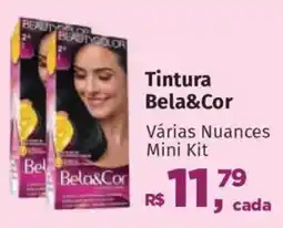 Supermercados Mateus Tintura Bela&Cor Várias Nuances Mini Kit oferta