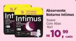 Supermercados Mateus Absorvente Noturno Intimus oferta