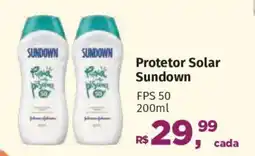 Supermercados Mateus Protetor solar sundown oferta