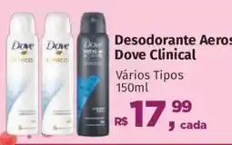Supermercados Mateus Desodorante Aerosol Dove Clinical oferta
