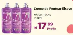 Supermercados Mateus Creme de Pentear Elseve Vários Tipos oferta