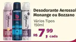 Supermercados Mateus Desodorante Aerosol Monange ou Bozzano oferta