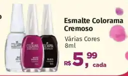 Supermercados Mateus Esmalte Colorama Cremoso oferta