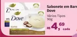 Supermercados Mateus Sabonete em Barra Dove Vários Tipos oferta