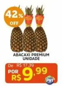 Pinheiro Supermercado Abacaxi premium unidade oferta