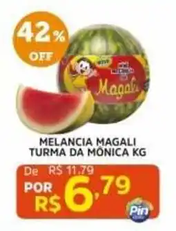 Pinheiro Supermercado Melancia magali turma da mônica kg oferta