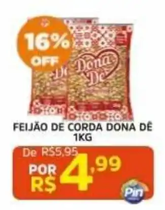 Feijão de corda dona dé