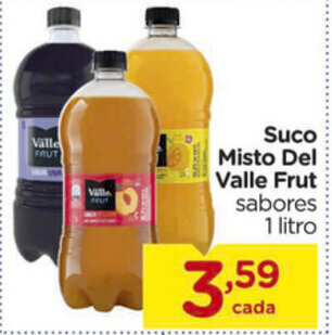 Carrefour Suco Misto del Valle Frut 1L oferta