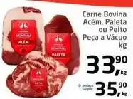 Tenda Atacado Montana - carne bovina acém, paleta ou peito peça a vácuo oferta