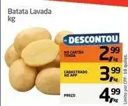 Tenda Atacado Batata lavada oferta