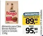 Tenda Atacado Bonzo - alimento para cães adultos carne e cereais oferta