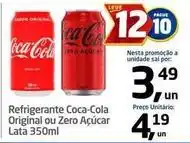 Tenda Atacado Coca-cola - refrigerante original ou zero açúcar oferta