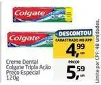 Tenda Atacado Colgate - creme dental tripla ação oferta