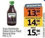 Tenda Atacado Natural one - suco ambiente sabor uva e maçã oferta