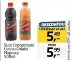 Tenda Atacado Maguary - suco concentrado uva ou goiaba oferta