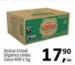 Tenda Atacado União - açúcar cristal orgânico caixa 400x5g oferta